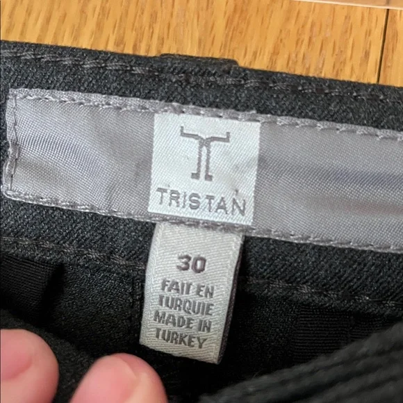 Tristan designer Size 30 women waist 33” Gray Grey Stretch Casual Pants EUC - Picture 3 of 7